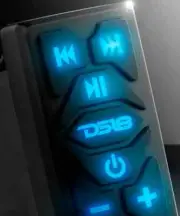 DS18 RKS-BT Waterproof Bluetooth Rocker Switch Audio Streamer Receiver Controls