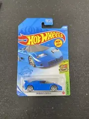 Hot Wheels '94 Bugatti EB110 SS Blue 224/250 HW Exotics 6/10.