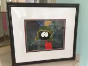 Warner Bros Marvin The Martian Hand Painted Cel HARD TO FIND “RARE” VINTAGE!