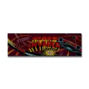 Astro Invader Premium Arcade Marquee Insert Reproduction Header Backlit Sign