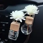 5X 20X Car Air Freshener Diffuser Empty Glass Bottle Perfume Ornament 8ML Clip