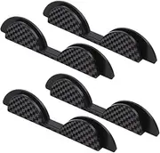 CHILDWEET Vehicle Door Edge Protectors 4pcs Car Door Bumper Mats Scratch Collision Guard Easy to Install Carbon Fiber Pattern
