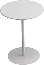 Round Cocktail Bar Table with Metal Base | Small Side Table End Table, Coffee Table Living Room Metal Table Negotiation Side Table for Dining Bistro Cafe Home Bar(40x62cm)