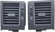 Compatible for Toyota Land Cruiser 200 LC200 2008-2015 Car A/C Air Conditioner Air Vent Outlet Conditioning Grill Car-Styling(Gray A)