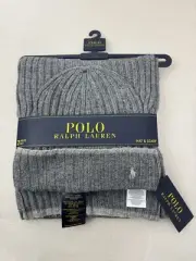 Polo Ralph Lauren Men’s Wool Blend Beanie & Scarf Set NWT
