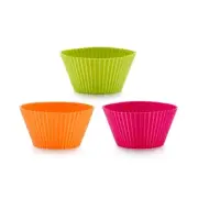 NEW LEKUE SILICONE MUFFIN CUPS PACK 6 Cake Bake Cupcake