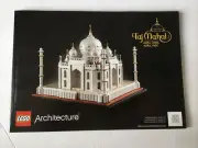 NEW LEGO Instruction Only Taj Mahal Building Architecture Set 21056 No Brick