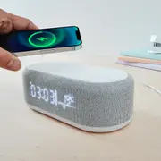 Alarm Clock with Wireless Charger