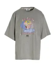 x SpongeBob SquarePants printed T-shirt XXS,S,XS,M Gray
