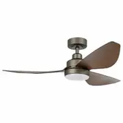 Eglo Torquay 48" DC ABS 3 Blade Ceiling Fan with 20W LED Light & Remote-Oil Rubbed Bronze