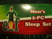 Elf Men's 2 Pc Sleep Set Discover Your Inner ELF Med or Large New