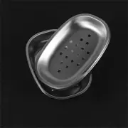 Soap Holder Dish Steel Stainless Metal Box Shower Case Bar Drainer Bathroom