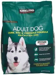 KIRKLAND ADULT DOG FOOD LAMB RICE VEGETABLE 40LB