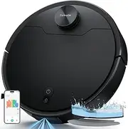 TUVACS Robot Vacuum Cleaner, AI Obstacle Avoidance, 153 Mins Runtime, 360° LiDAR Navigation, Ideal for Pet Hair, Hard Floor, Low Carpet
