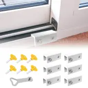 Security Window Lock with Key Adjustable Slide Without Drilling for Hotel Hom*