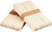 100 Pack Large Wide Wax Sticks Wood Wax Spatula Applicator Body Hair Removal Cra