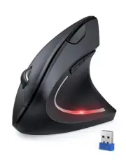 Wireless Ergonomic Vertical Mouse Silent Click 4800 DPI for Comfort and Preci...