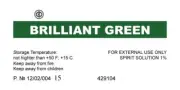 Brilliant Green 15 ml Antiseptic 1% Alcohol Solution - ****Russian "Zelenka"