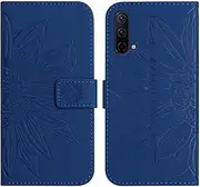 Cover Compatible with OnePlus Nord CE 5G,Compatible with OnePlus Nord Core Edition 5G Flip Stand Card Slot Magnetic Closure Phone Case DarkBlue