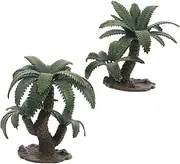 2pcs Simulation Landscape Tree Cable Cable Fixture Plants Round Cable Circular Patch Equipment Portable Display Rack Garden Tree Model Ceiling Tent Lights Small Cable Plastic