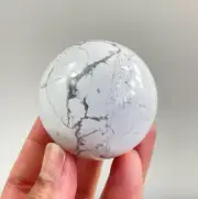 Howlite Crystal Sphere High Grade S153