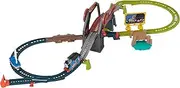 [THOMAS & FRIENDS] Bridge Lift Thomas & Skiff Train Set with Motorized Engine and Toy Boat for Preschool Kids Ages 3 Years and up