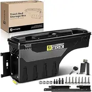 YHTAUTO Driver Side Truck Bed Storage Tool Box Lockable Fits 2019-2023 Chevrolet Silverado 1500 & GMC Sierra 1500, W/O Multi-Pro Tailgate or CarbonPro Bed, Swing Waterproof Wheel Well Toolbox