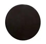 12" round Black plain Marble Corner / side Table top Home Decor Gifts