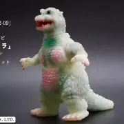 Envy Little Godzilla Glow in the Dark GID Painted Assembly Kit Soft Vinyl Figure