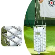 2 in 1 Golf Ball Retriever Gift Holds 140 Balls for Outdoor Training Garden