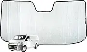 Genuine SNAPSHADES Front Windscreen Sun Shade for Toyota HiAce SLWB Van/Commuter 6th Gen (H300; 2019-Present)