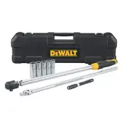 DEWALT Torque Wrench 27.375"L Durable Composite Flex Head Individual Hand Tool