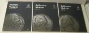 WHITMAN Classic Folios BUFFALO Nickels & JEFFERSON Nickels 1 & 2 NEW!!!
