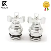For Ninja 250R 2008-2012 CNC Preload Adjusters Fork Bolt Screw A Pair Aluminum