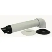 Rinnai Horizontal Vent Termination Plastic Universal Concentric Venting White