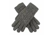 DENTS Ladies Womens Cable Knit Yarn Lined Gloves Warm 6-3186