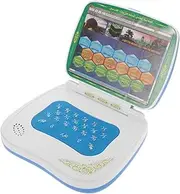 CHICAMPERA Arabic Learning Toy Laptop for Toddlers 3-7 Years Mini Foldable Touch Screen Educational Computer with Sound Interactive Early Learning Machine for Kids