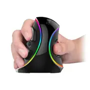 M618 Plus Rgb Wired Vertical Mouse Ergonomic 4000 Dpi Optical Wrist Rest Wireless Black Mice Trackballs & Touchpads