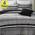 Bianca Ravenna Coal 4 Piece Comforter Set. Quilted. Seller: Samarias Manchester