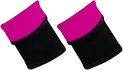 MEELYHOME Sweat Arm Bands Pair Arm Shaper Neoprene Sauna Arm Trimmer for Women Workout Upper Arm Training Arm Exercise for Protect, See size chart, Black Outside and Red Inside