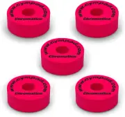 Red Chromatics Foam Cymbal Pad Set – High-Density Memory Foam Washers for Enhanc