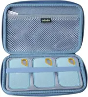 Hard Case for SanDisk 500GB / 250GB / 1TB / 2TB Extreme Portable SSD (Sky Blue, Case for 3 Hard Drives)