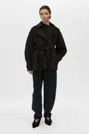 Belfry Wool Coat in Black - CAMILLA AND MARC® C&M