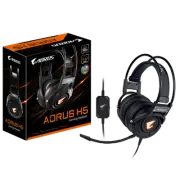 Gigabyte AORUS H5 Gaming Stereo Headset RGB Fusion USB 3.5mm Jack Microphone USB