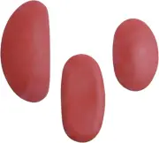 3Pcs Clay Rib Ceramic Sculpting Tools - Rubber Scrapers for Pottery and Modeling