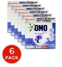 6 x OMO 3 in 1 Laundry Capsules (2 x 1.30Kg) 2.6Kg PK100 (600 Capsules)