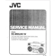 JVC RC-M90JW/W service manual Boombox Tape teck 8 band radio 1981