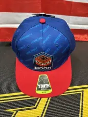 NWT New Youth MINECRAFT TNT BOOM Hat Cap Snapback OSFM Kids Red Blue