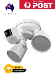 Swann 4K Ultra HD Security Floodlight Camera with 2-Way Audio, Microphone