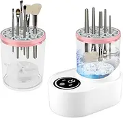 EBANKU Electric Makeup Brush Cleaner Machine, Automatic Spinning Makeup Brush Cleaner, 7000RPM High Cleaning Capacity For All Size Makeup Brush and Sponges